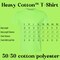 Gildan Heavy Cotton Neon Green Unisex DIY Craft T-Shirt Blank Bundle for Custom Printing